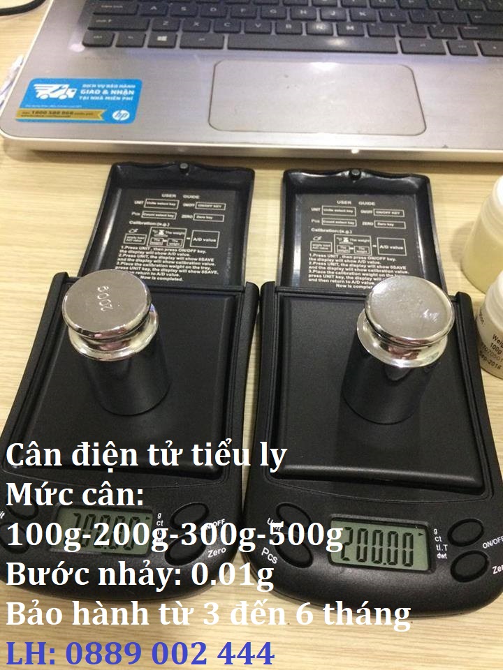 Cân điện tử tiểu ly bền, đẹp